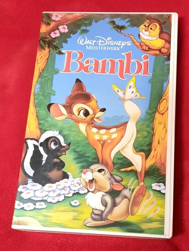 Vhs kassette walt disney bambi - vhs,