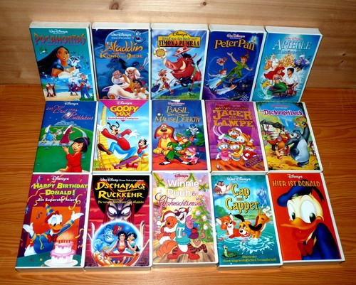 Walt disney videokassetten - disney,