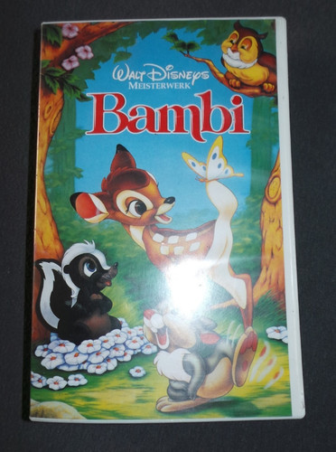 Vhs videocassette bambi - videocassette,