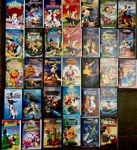 Walt disney videokassetten - walt,