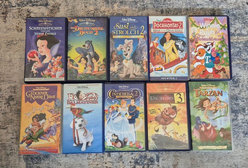 Walt disney vhs kasetten - disney,