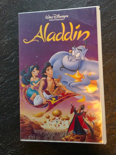 Walt disneys aladdin vhs - walt,