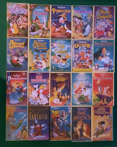 Walt disney vhs meisterwerke - disney,
