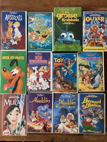 Disney vhs videokassetten - 12,