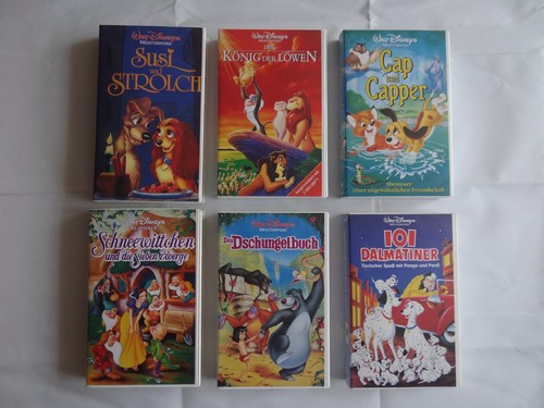 Walt disney vhs kassetten - disney,