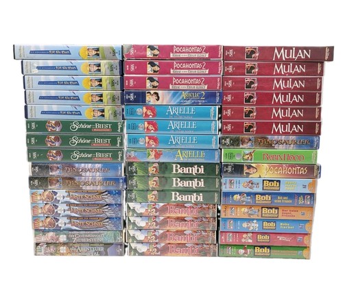 Vhs videokassetten konvolut - 45,