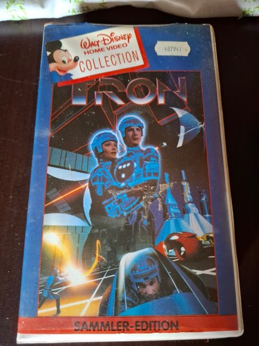 Tron vhs walt disney - -,